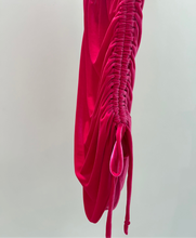 Load image into Gallery viewer, Rouched velvet skirt
