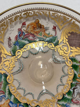 Load image into Gallery viewer, Antique Hand Blown Murano Glass Enameled Dish
