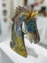 Load image into Gallery viewer, Calcedonia Murano Glass Horse Head by Zanetti
