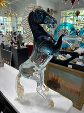 Load image into Gallery viewer, Rearing Horse Made by the Glass Master of Murano, Oscar Zanetti
