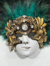 Load image into Gallery viewer, Ceramic Mask with Swarovski Crystals
