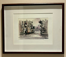 Load image into Gallery viewer, Watercolor Painting of Venice and Gondola
