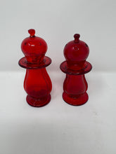 Load image into Gallery viewer, Murano Glass Ruby Salt and Pepper
