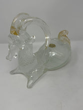 Load image into Gallery viewer, Murano Glass Vintage Ram Figurine
