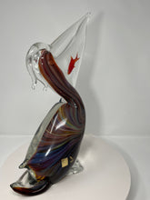 Load image into Gallery viewer, Murano Glass Pelican with Fish
