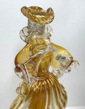 Load image into Gallery viewer, Vintage Golden Gentleman Murano Glass Figurine
