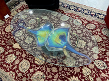 Load image into Gallery viewer, Murano Glass Coffee Table by Zanetti with Stingrays
