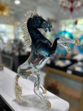 Load image into Gallery viewer, Rearing Horse Made by the Glass Master of Murano, Oscar Zanetti
