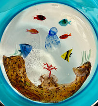 Load image into Gallery viewer, Aquarium Disc from Murano, Italy
