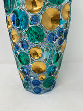 Load image into Gallery viewer, Amazing Blue Venetian Centerpiece Vase
