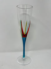 Load image into Gallery viewer, Venetian Glass Hand Painted Flutes
