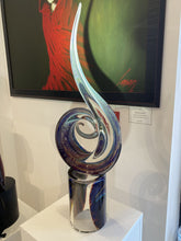 Load image into Gallery viewer, Spiral Murano Glass Sculpture
