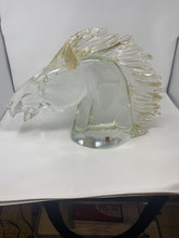 Load image into Gallery viewer, Murano Glass Horse Head by Zanetti
