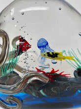 Load image into Gallery viewer, Murano Glass Aquarium with Octopus
