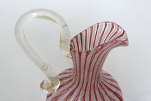 Load image into Gallery viewer, 1950s Latticino Murano Pitcher
