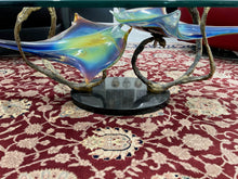 Load image into Gallery viewer, Murano Glass Coffee Table by Zanetti with Stingrays
