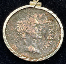 Load image into Gallery viewer, Emperor Caesar Augustus Coin Necklace
