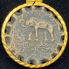 Load image into Gallery viewer, Elephant and Dionysus Greek Coin
