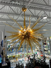 Load image into Gallery viewer, Sol Murano Glass Chandelier by Cenedese
