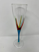 Load image into Gallery viewer, Venetian Glass Hand Painted Flutes
