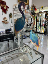 Load image into Gallery viewer, Murano Glass Herons by Zanetti
