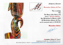 Load image into Gallery viewer, Blue &quot;1 of 1&quot; Murano Glass Vase by Schiavon
