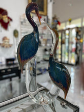 Load image into Gallery viewer, Murano Glass Herons by Zanetti
