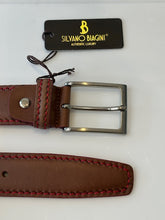 Load image into Gallery viewer, Leather Belt by Italian Artisans Biagini of Bologna
