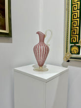 Load image into Gallery viewer, 1950s Latticino Murano Pitcher
