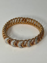 Load image into Gallery viewer, 18K Gold and Diamond Bracelet from Italy
