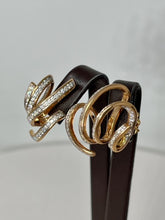 Load image into Gallery viewer, 18K Gold and Diamond Earrings from Italy
