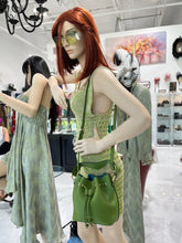 Load image into Gallery viewer, Bucket Green &amp; Blue Handbag by Laetitia
