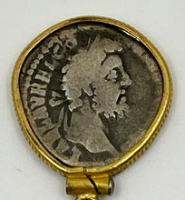 Load image into Gallery viewer, Ancient Angel and Marcus Aurelius Coin
