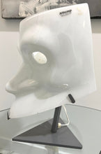 Load image into Gallery viewer, Bauta Venetian Mask Murano Glass Table Lamp by Mazzega
