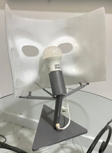 Load image into Gallery viewer, Bauta Venetian Mask Murano Glass Table Lamp by Mazzega
