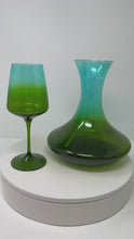 Load and play video in Gallery viewer, Venetian Wine Glasses a Pair
