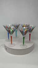 Load and play video in Gallery viewer, Set of 6 Italian Martini Glasses
