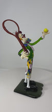 Load and play video in Gallery viewer, Murano Glass Clown Tennis Player
