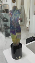 Load and play video in Gallery viewer, Murano Glass Female Torso Donna by Oscar Zanetti
