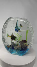 Load and play video in Gallery viewer, Large Murano Glass Aquarium
