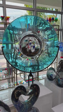 Load and play video in Gallery viewer, Murano Glass Aquarium Disc on Stand
