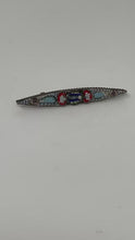 Load and play video in Gallery viewer, Antique Micro Mosaic Millefiore Murano Brooch
