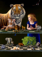 Load image into Gallery viewer, &quot;Check Mate&quot; Contemporary Giclee Painting by Dario Campanile
