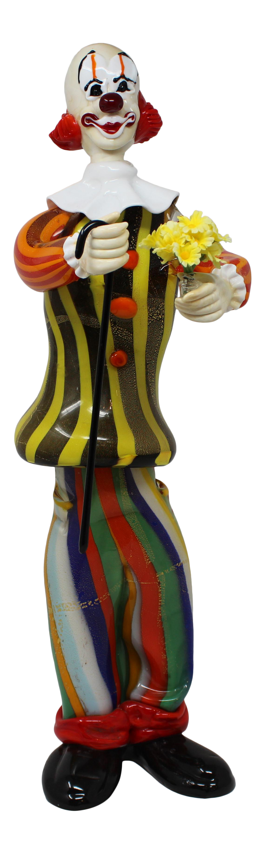Dario Frare Murano Glass Clown