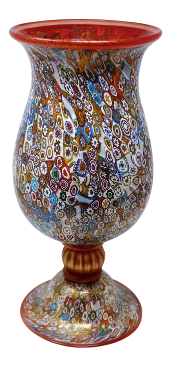Gambaro & Poggi - Murrine Murano Vase by Gambaro