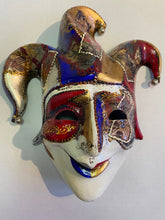 Load image into Gallery viewer, Court Jester Handmade mask from Venice
