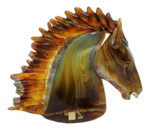 Load image into Gallery viewer, Murano Glass Horse Head by Zanetti
