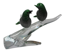Load image into Gallery viewer, Murano Luxury Glass (Mgl) - Two Birds on a Branch
