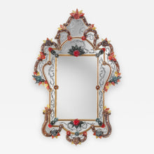 Load image into Gallery viewer, Venetian Mirror Hand Made in Murano
