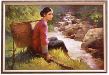 Load image into Gallery viewer, OuChujian - the Creek by Chujian, Ou
